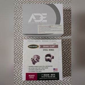 Weavers Grand Slam Steel Rings - Silver Electronic ADE Ultra Compact Optic